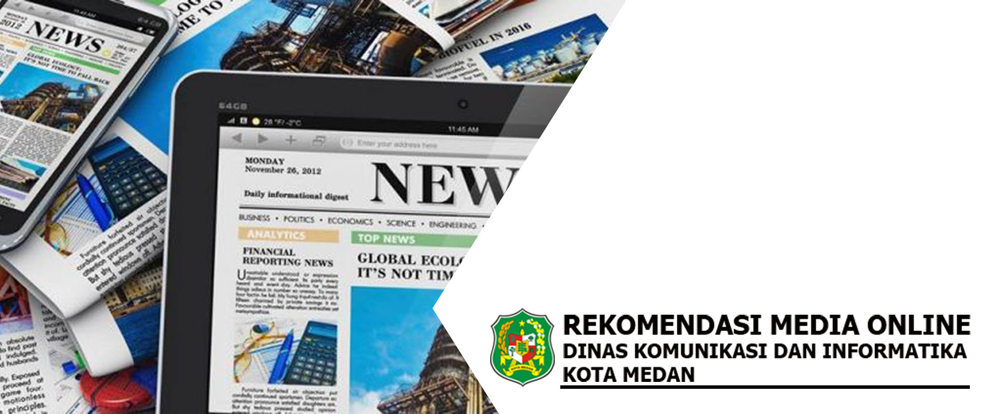 Aplikasi Rekomendasi Media Online Pemerintah Kota Medan